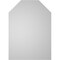 Ekena Millwork Octagonal Top Surface Mount PVC Gable Vent w/ 2"W x 2"P Brickmould Sill Frame, 30"W x 42"H GVPOT30X4203SN - alternate 3